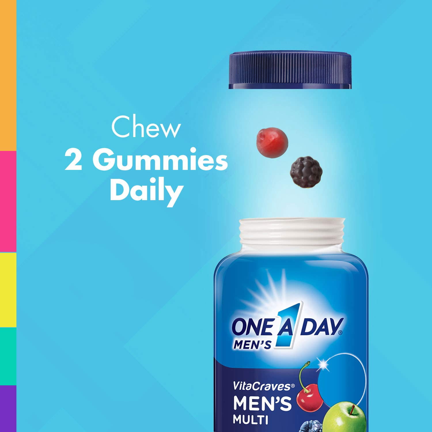 One A Day Men's VitaCraves Gummies, 150 Count + 20 Bonus Pack