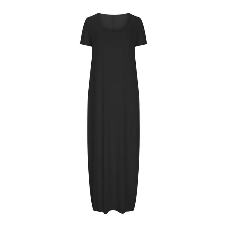 knee length dresses for ladies Black Off The Shoulder Criss Cross Front Maxi Dress – Aquarius Brand main image 1