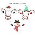 thumbnail image 4 of Advancent Durable para portabotellas de vino, fácil de limpiar, amplia aplicación, regalos temáticos de Navidad Almacenamiento y organización del hogar sombrero rojo, 4 of 6