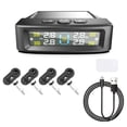 thumbnail image 1 of Temperature Warning Save Tire Pressure Monitoring System Solar TPMS 4 External Sensors Car Tyre Pressure Monitor A, 1 of 1