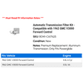 thumbnail image 2 of Automatic Transmission Filter Kit - Compatible with 1962 GMC V3000 Forward Control, 2 of 2