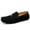 black, variant on Men's Casual Loafers Slip On Leather Shoes Comfortable Lightweight Driving Shoes Male Moccasins Classic Penny Loafer Flats Boat Shoes Outdoor Walking Shoes