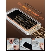 MAGIC JOHN 3rd GEN Screen Protector for iPhone 17 Pro Max Corning Tempered Glass Screen Saver Easy to Use [2 Pack]