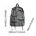 thumbnail image 4 of Mochila A Cuadros Con Lazo Informal para Mujer (), 4 of 9
