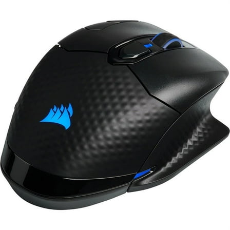 Corsair DARK CORE RGB PRO SE Wireless FPS/MOBA Gaming Mouse with SLIPSTREAM Technology, Black, Backlit RGB LED, 18000 DPI, Optical, Qi wireless charging certified