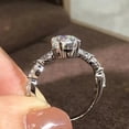 thumbnail image 5 of JEWELRYTREASURE Oval Cut Moissanite Engagement Ring CZ Diamond Proposal Ring Art Deco Handmade Women Jewelry Holiday gift For Her, 5 of 5