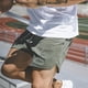 thumbnail image 4 of Shorts deportivos 2 en 1 para hombre Hombres 2-en-1 Entrenamiento Pantalones cortos para correr Deporte Cadera Fitness Ligero Gimnasio Yoga Entrenamiento Ropa deportiva Corbata Cinturón Cintura Pantal, 4 of 6