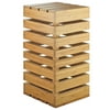 9W x 9S x 18H Bamboo Crate Risers