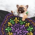 thumbnail image 3 of Yiaed Mardi Gras5 Print Dog Blankets-Cat Blanket Washable for Couch Protection,Puppy Blanket, Soft Plush Reversible Throw Furniture Protector-Medium, 3 of 8