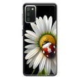 thumbnail image 1 of MUNDAZE Samsung Galaxy A02S Cute White Daisy Red Ladybug Double Layer Phone Case Cover, 1 of 6