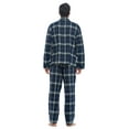 thumbnail image 4 of Ashford & Brooks Mens Flannel Plaid Pajamas Long Pj Set, 4 of 5