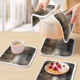 thumbnail image 5 of Brown Pot Holders for Kitchen Heatproof Potholder, 3 Pack Abstract Art Modern Ombre Oil Painting Hot Pads Multipurpose Oven Pads Cloth Potholders Trivet for Cooking Baking, 5 of 8