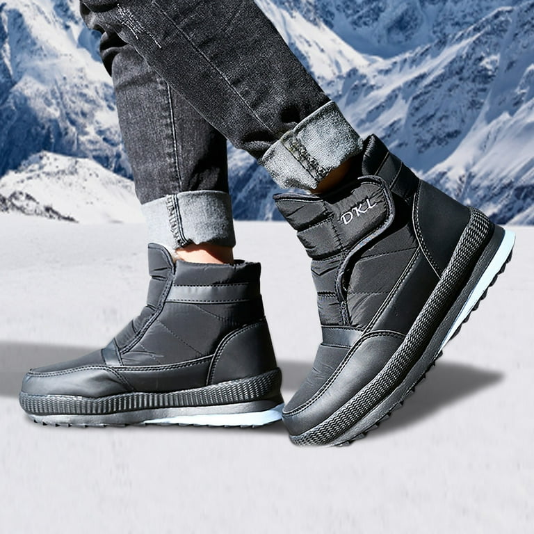 Warm cheap biker boots
