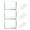 Transparent 3pcs, variant on Opvise Large Tilt Opening Adhesive Wall Mount Plastic Storage Rack - Space-Saving Organizer for Home, Kitchen, Bathroom, Cabinet (11cm x 8cm x 8cm)