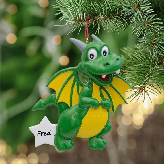 Maxora Personalized Ornament Customized Christmas Tree Decoration Ornament Dragon Free Customize
