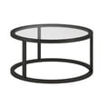 thumbnail image 2 of Evelyn&Zoe Parker 35" Wide Round Coffee Table, Blackened Bronze, 2 of 7