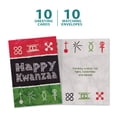 thumbnail image 5 of Tree-Free Greetings Holiday 10 pack with matching envelopes,Eco Friendly,Made in USA,100% Recycled Paper,5”x7”, Batik Kwanzaa (HB53477), 5 of 7