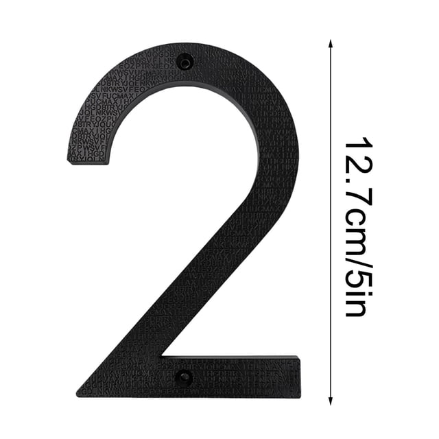 Dvruxg Modern Floating House Numbers for Outside, Large Black Shadow Home Number with Nails Kit & Template, Easy to Be Mounted for Exterior House Address, Garage Gate, Street, Farmhouse