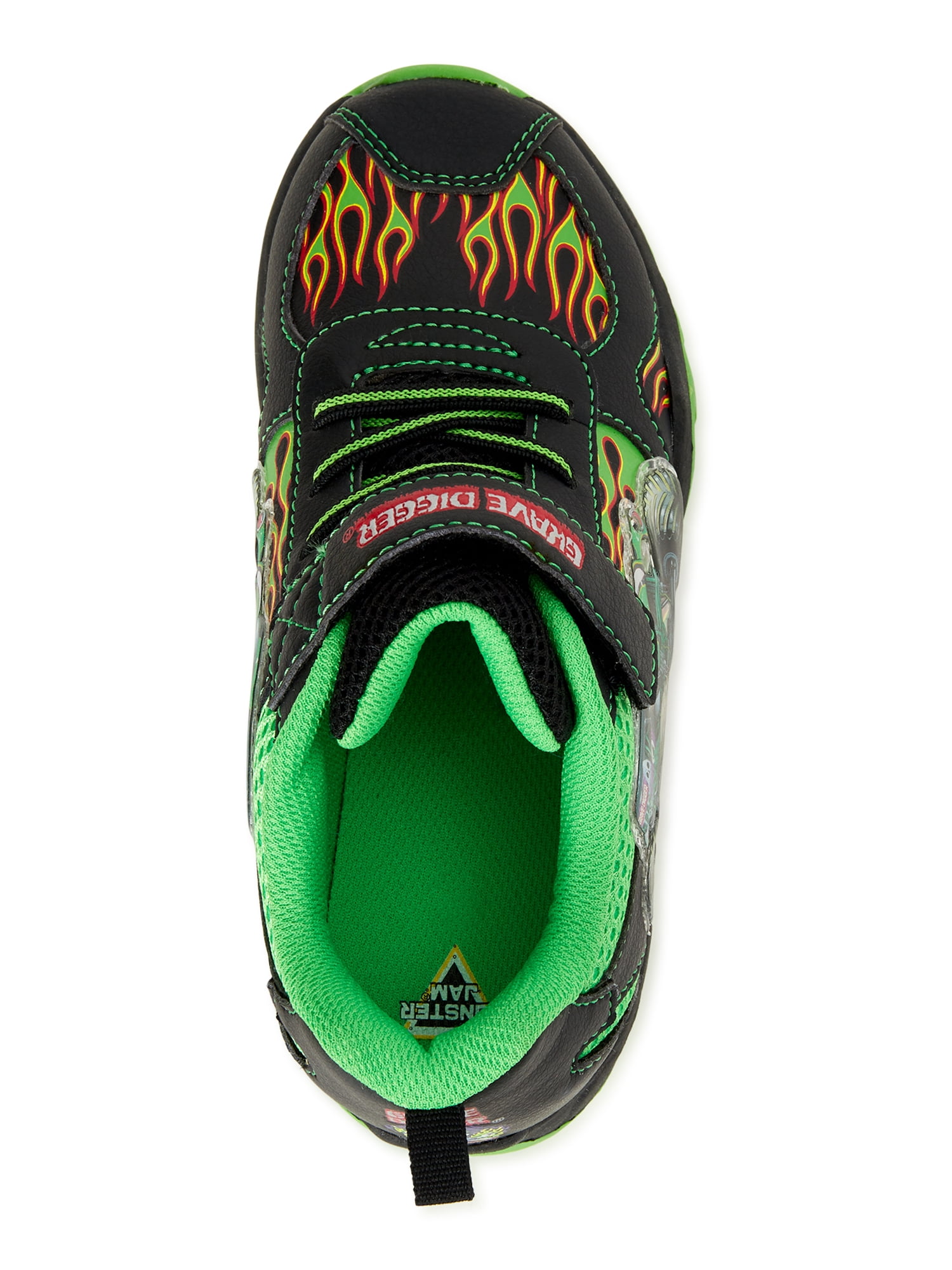 Monster Jam Toddler Boys License Athletic Sneakers, Sizes 9-1