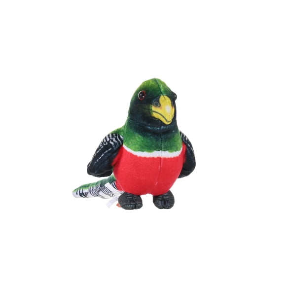 Wild Republic Rainforest Collared Trogon, Stuffed Animal, 4.5 Inches, Plush Toy, Fill is Spun Recycled Water Bottles, Eco friendly