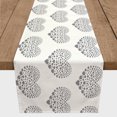 thumbnail image 3 of Creative Products Mini Heart Pattern Gray 16x72 Poly Twill Table Runner, 3 of 3