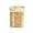 Clear-C, variant on Food Storage Solution Stretchable Silicone Seal Jar for Grain Storage and Foods Airtight Kitchen Container for Cereals Food Grade Material Reusable and Flexible, 5.55*4.57*3.31 in, Red