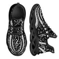 thumbnail image 1 of Zapatos planos con estampado de notas musicales de moda para mujer, zapatillas deportivas cómodas con plataforma y cordones., 1 of 6