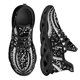thumbnail image 1 of Zapatos antideslizantes con diseño de notas musicales y cordones, con plataforma y absorción de luz., 1 of 6