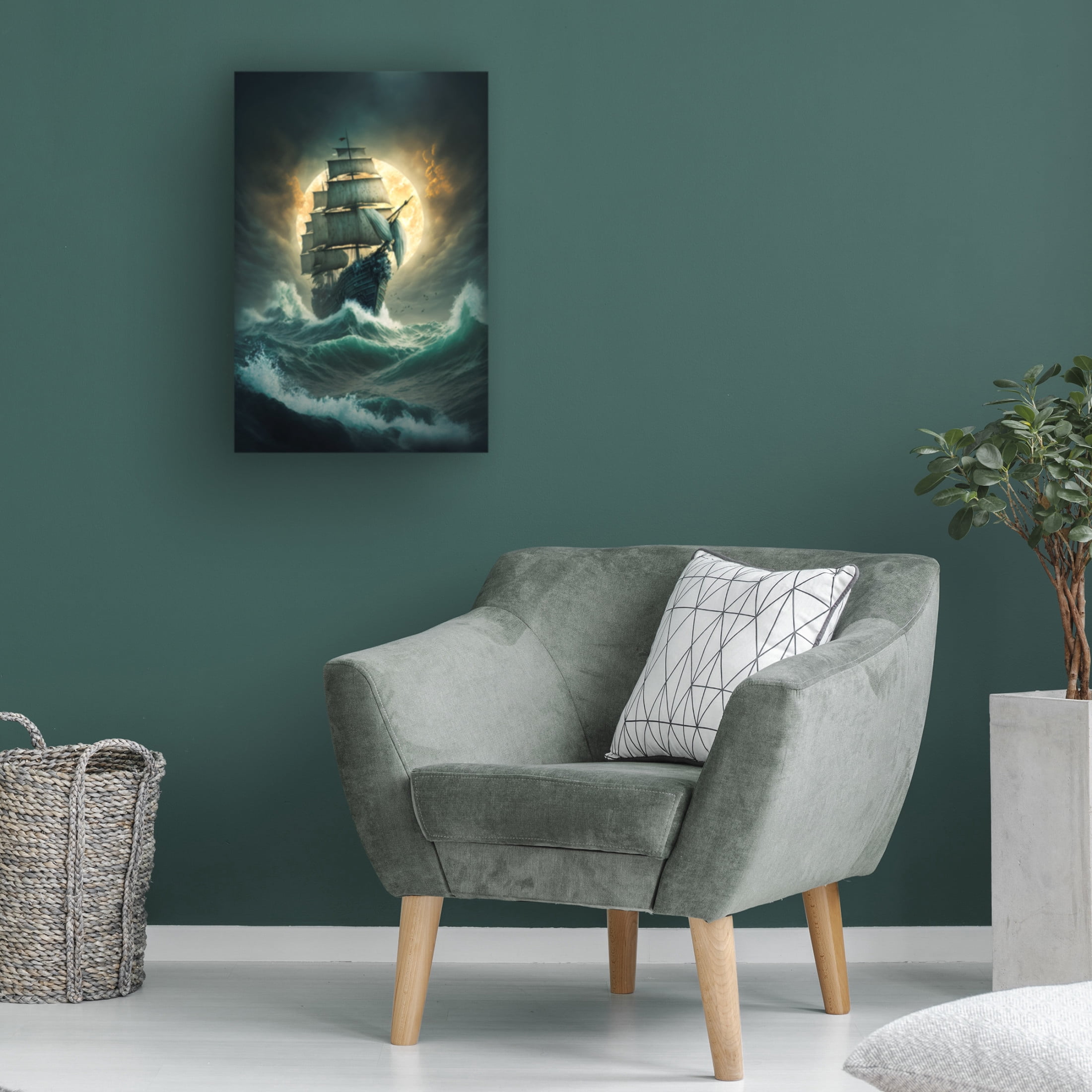 Canvas Wall Art - Ray Heere 'The Flying Dutchman 17' Wall Art for Living Room, Bedroom, or Office Décor by Trademark Fine Art - 22 x 32 Inches