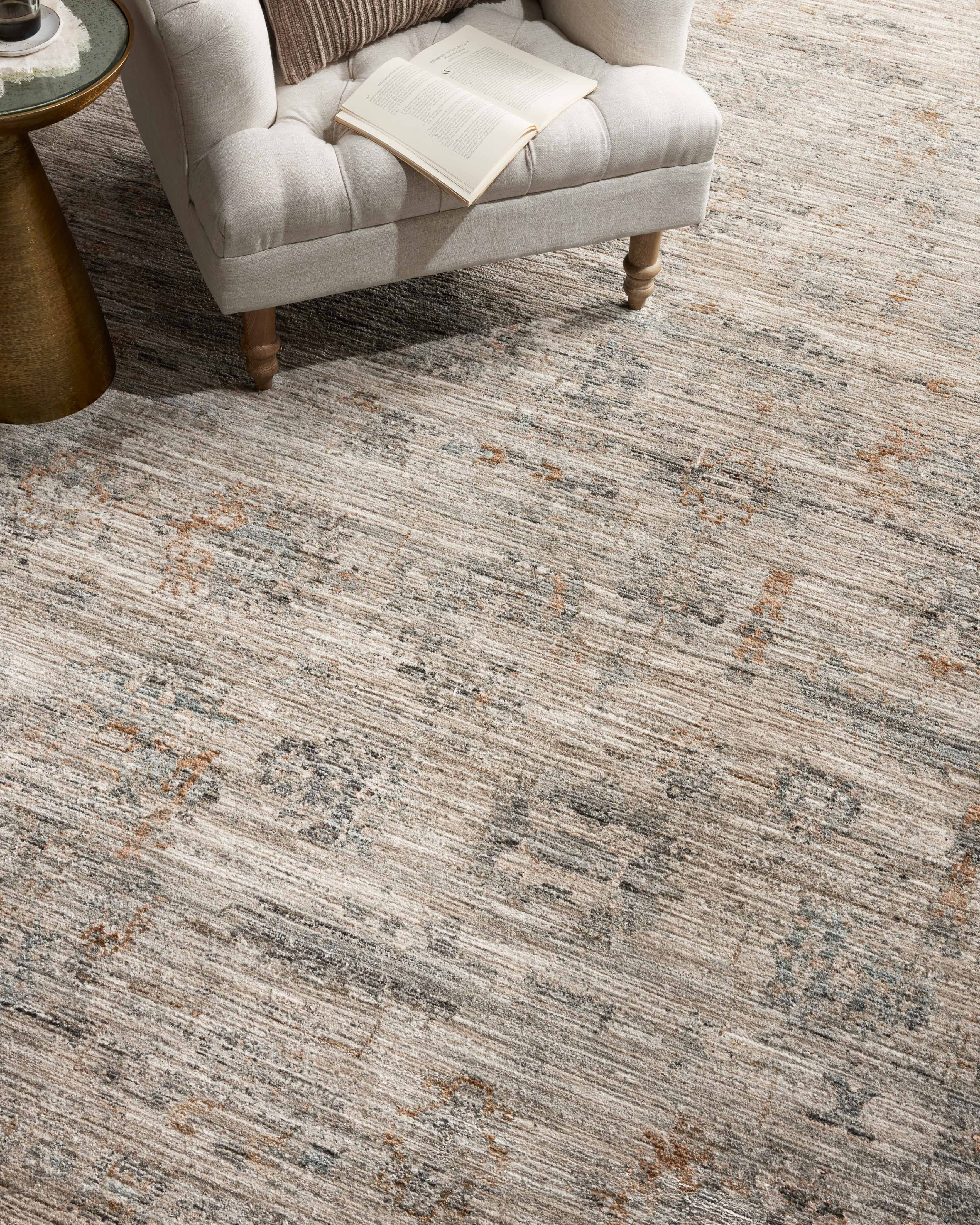 Jean Stoffer x Loloi Katherine Pebble / Ocean 2'-7" x 10'-0" Runner Rug