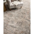 thumbnail image 6 of Jean Stoffer x Loloi Katherine Pebble / Ocean 18" x 18" Sample Rug, 6 of 13