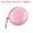 Pink, variant on Round Retractable Measuring Tape 150cm/60-inch Soft Leather Case Tailors Tape Measure, Blue