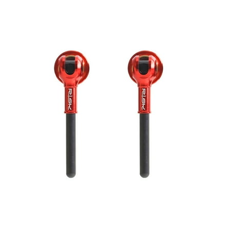 

Risk 2 Pieces Bicycles Fast Release Skewers Lever 100-135mm Mountain Bike 100-130mm Road Cycling Portable Part Set Accessories