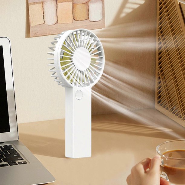 VH Small Fan Silent Office Dormitory Strong Wind Handheld Mini Usb Fan Rechargeable Portable Small Fan