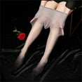 thumbnail image 2 of Jiyugala High Waist Tights Stockings for Women Men High Glossy Elastic Nylon Sheer Silky Gradient Socks Candy ed Pantyhose Warm Pants, 2 of 4