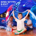 thumbnail image 4 of Aeródromo galáctico W&O con luces LED: fuerte espacial inflable para niños de 3 a 12 años que se infla en segundos creando una experiencia galáctica inmersiva (ventilador no incluido), 4 of 6
