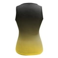 thumbnail image 2 of Vedolay Tops for Womens Womens Tank Tops Loose fit Halter Neck Pleated Front Flowy Sleeveless Summer Tops,Yellow S, 2 of 4