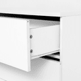 thumbnail image 3 of 5 Drawer Dresser, 30" Mobile Storage Cabinet with Drawers, Wheels, Modern Room Orgnizer Cart, Wood Freestanding Storage Chest for Bedroom, Home Office, 3 of 9