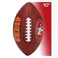 thumbnail image 2 of Franklin Sports NFL San Francisco 49ers Football - Youth Junior Size Football for Kids - Official NFL Team Logo + Colors Youth Football - Kids NFL Fan Shop Football, 2 of 13