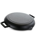 thumbnail image 3 of Gibson General Store Addlestone 12 Inch Preseasoned Cast Iron Grill Pan with Dual Pouring Spouts, 3 of 5