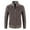 Coffee, variant on Chiccall Mens Cardigan Sweaters Casual Full Zip Stand Collar Knitted Sweater Fleece Lined Cardigans with Pocket