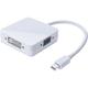 thumbnail image 2 of Adaptador Convertidor 3 en 1 Mini DisplayPort Thunderbolt a HDMI VGA DVI Zhivalor, 2 of 9