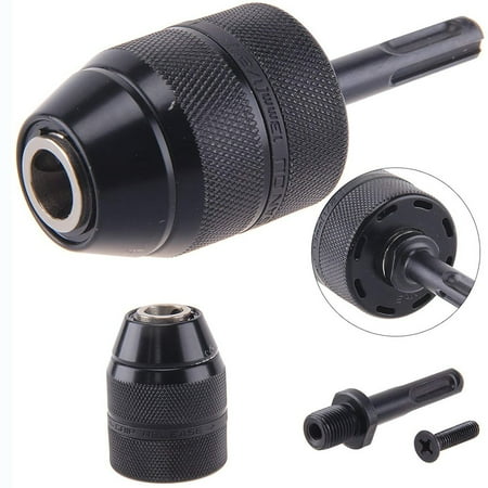 

Clearance！ Lognanla 1X Drill Chuck Duty Hardware Drill Keyless Adapter Tool With Sds Chuck Heavy Tools & Home Improvement Abs Black school supplies cleaning supplies
