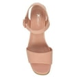 thumbnail image 5 of XAPPEAL Carmen - Women's Open Toe Wedge Heel Ankle Strap Platform Summer Sandals Blush, Size 6.0 Medium Width, 5 of 6