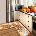 thumbnail image 2 of Fall Decorations for Home, Fall Kitchen Rugs and Mats Set of 2, Non Slip Backing Thanksgiving Kitchen Rug Fall Decor Holiday Autumn Harvest Low-Profile Kitchen Floor Mat 17"X47"+17"X30", 2 of 6
