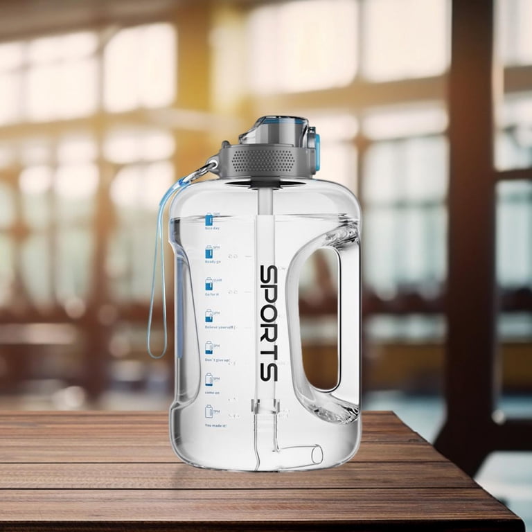 Louis Donné Clear Water Bottle – 13.5 Oz BPA-Free Leakproof Sports Bottle With Filter For Gym, Hiking, Camping & Daily Use