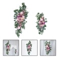 thumbnail image 1 of Guirnalda de seda 2 uds Colcomx planta Rosa purpura corona de flores, 1 of 8
