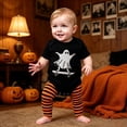 thumbnail image 2 of Gunia Baby Boy Girl Halloween Outfit Bodysuit Funny Print Soft One Piece Romper For Infants And Toddlers Outfits 0-3 Months, 2 of 5