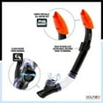 thumbnail image 2 of Dolfino Pro Pinnacle Adult Mask and Snorkel Combo Set - Black, 2 of 6