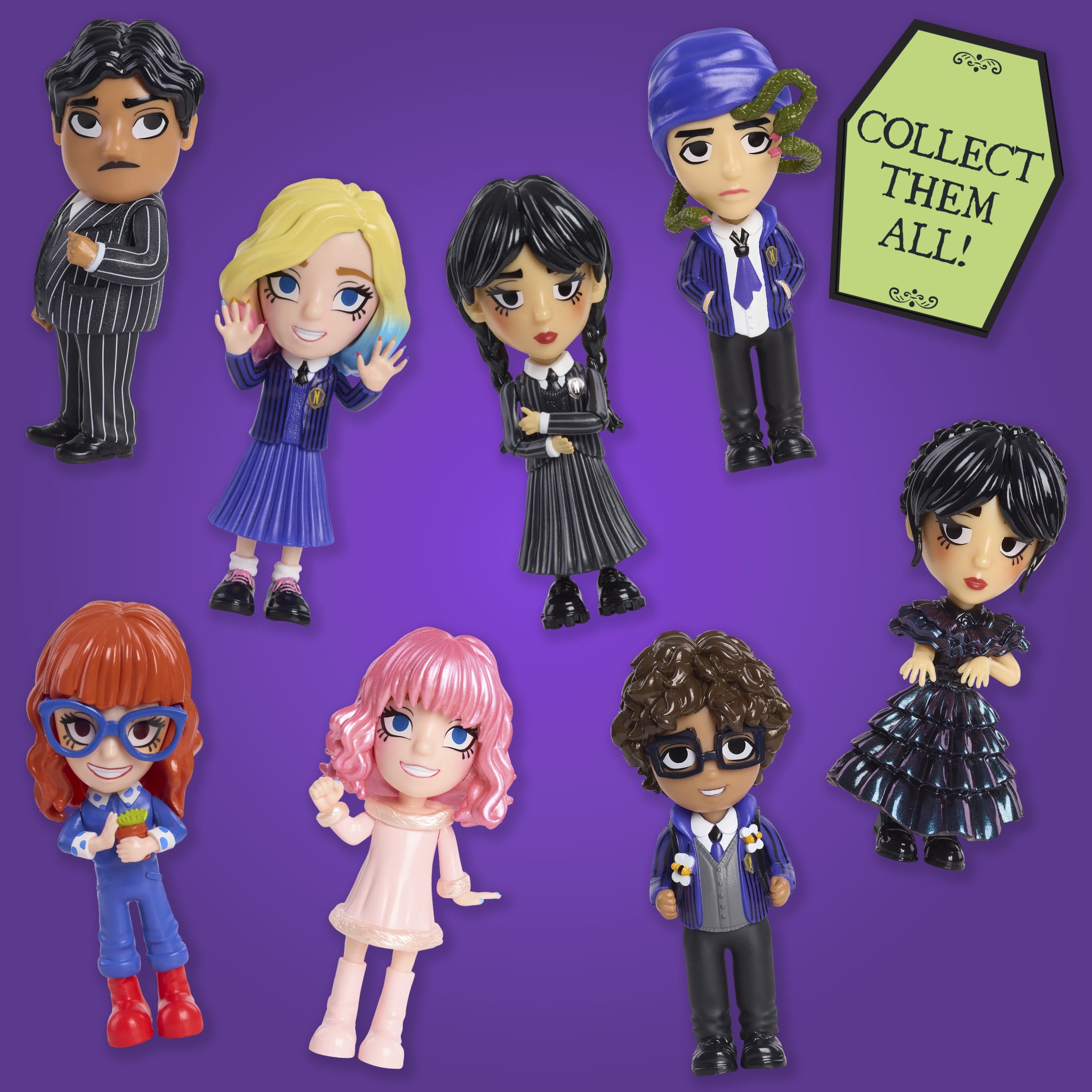 Wednesday Collectible 4-inch Figure, Series 1, Rave'N Wednesday Baby and Toddler Toys